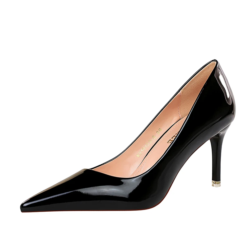 Leather High Heels — Image 33