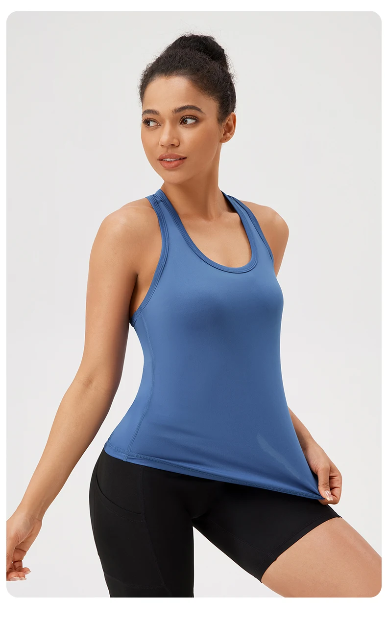 Sleeveless Yoga Fitness Shirt — Image 17