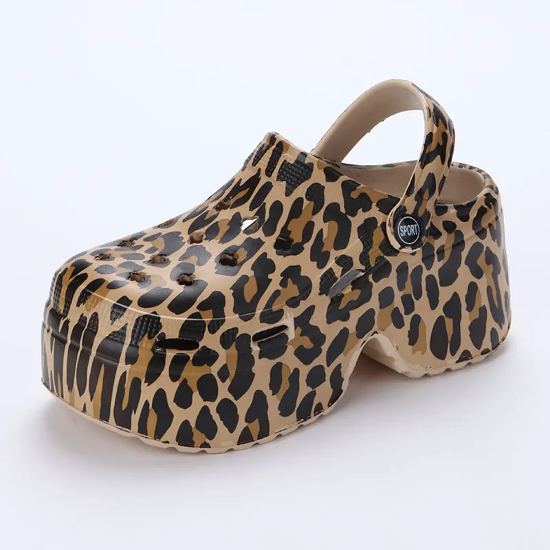 Thick Leopard Print Heels — Image 7