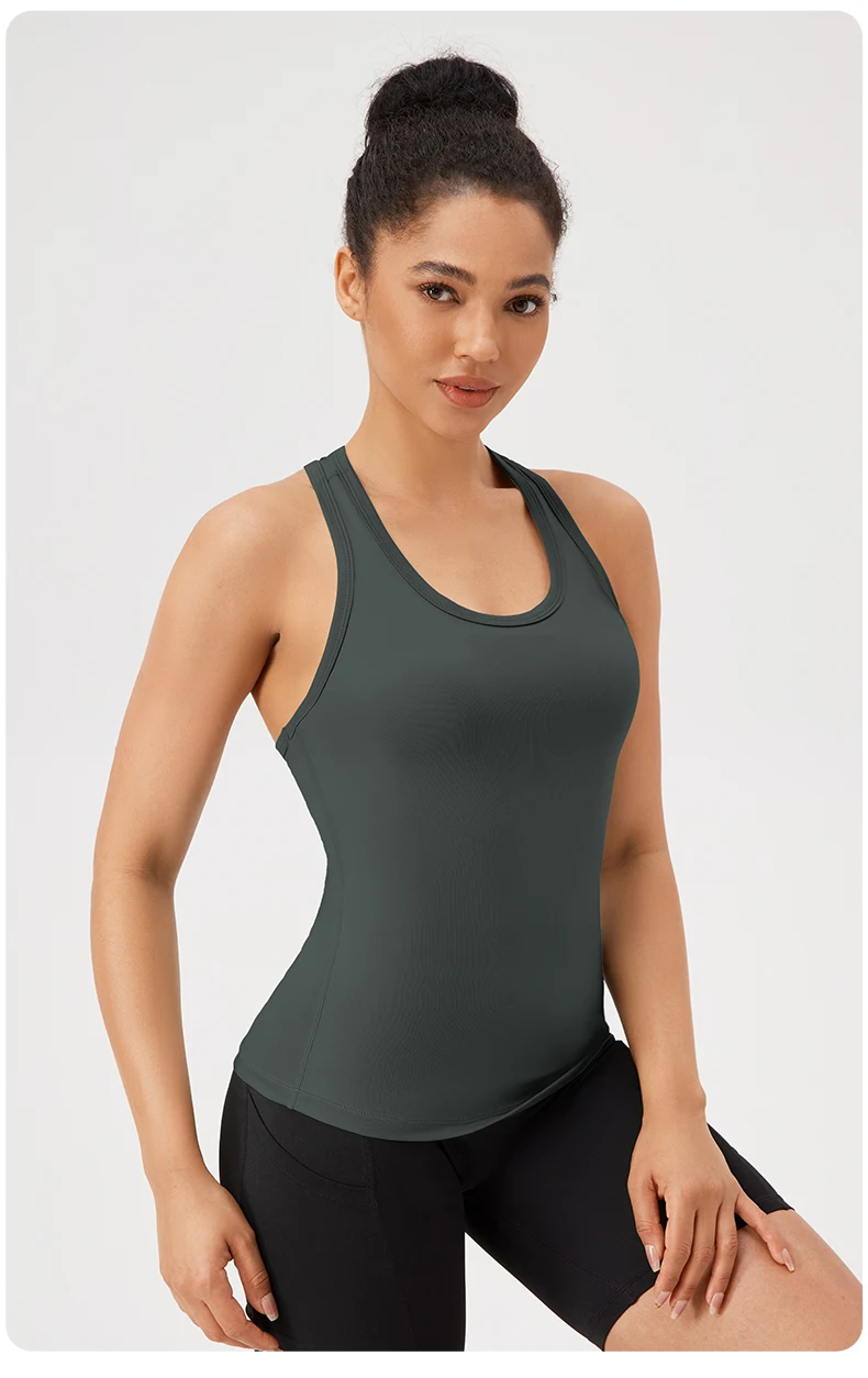 Sleeveless Yoga Fitness Shirt — Image 19