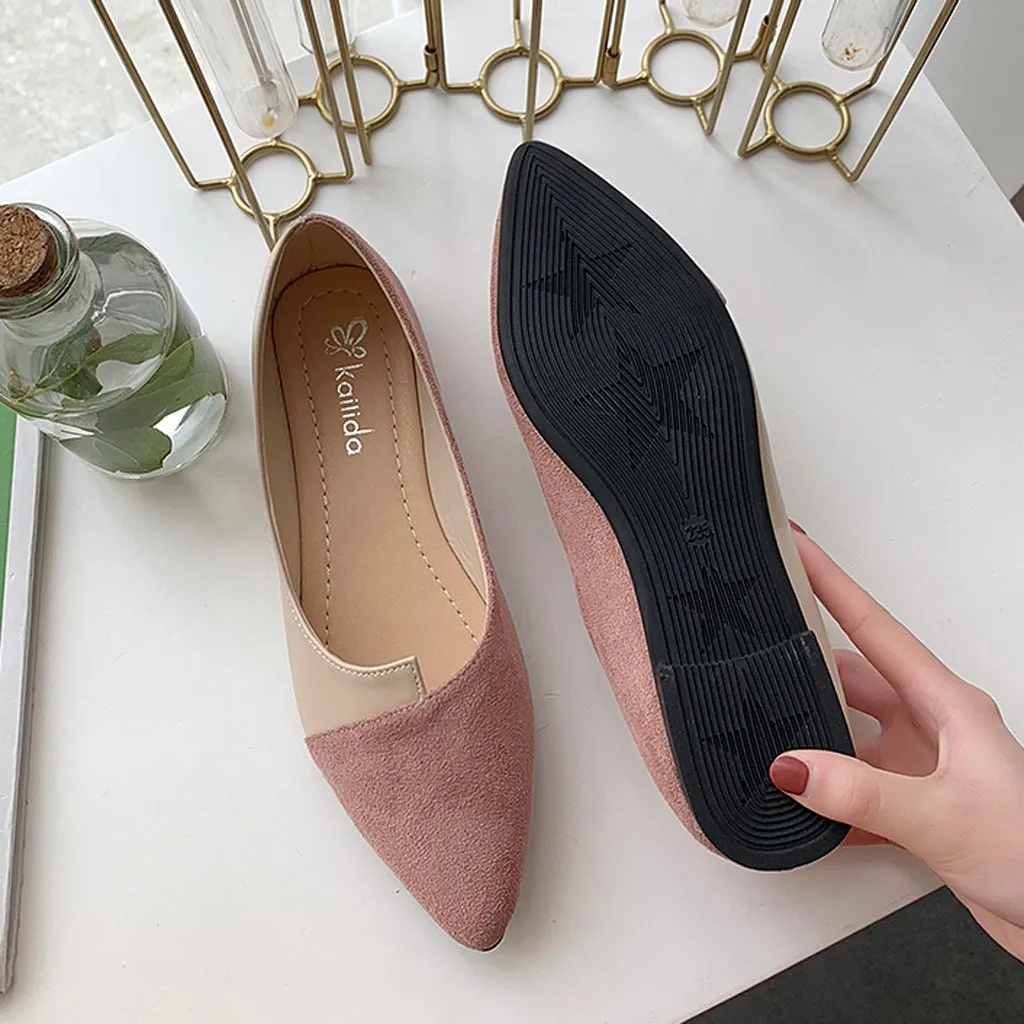 Solid Pointed-Toe Shoes — Image 14