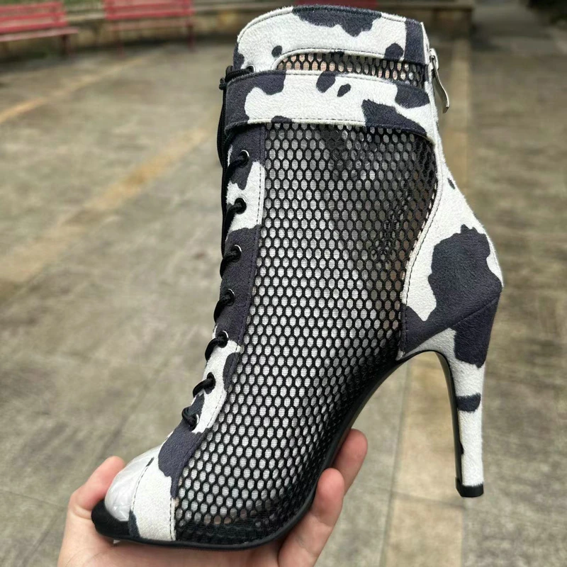 Mesh Summer High Heels — Image 56