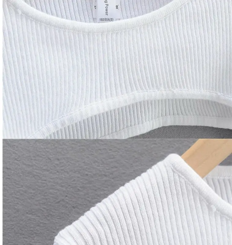 Knitted Long Sleeve Autumn Crop Top — Image 13