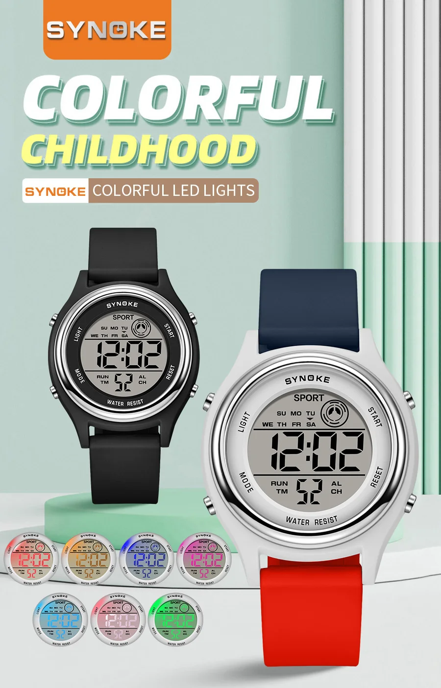 Kids' Water-Resistant Watch — Image 4