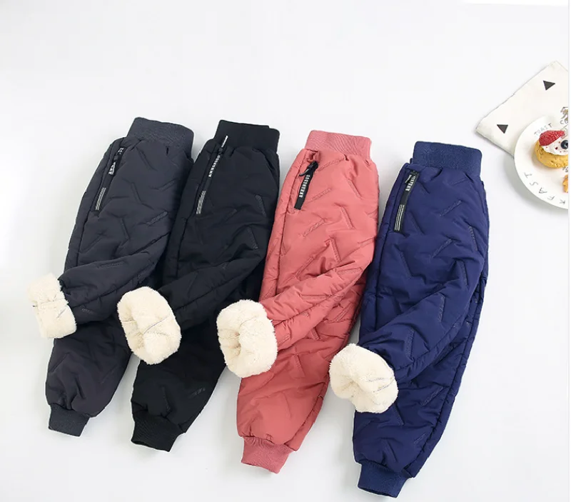 Kids' Thick Warm Velvet Pants — Image 12