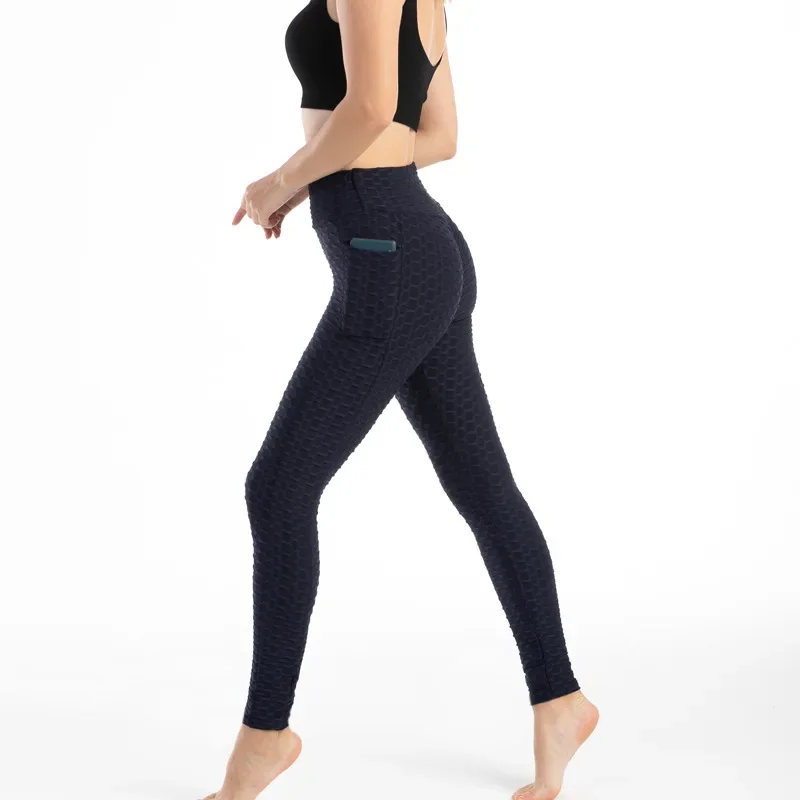Stretchy Gym Leggings with Pocket — Image 16