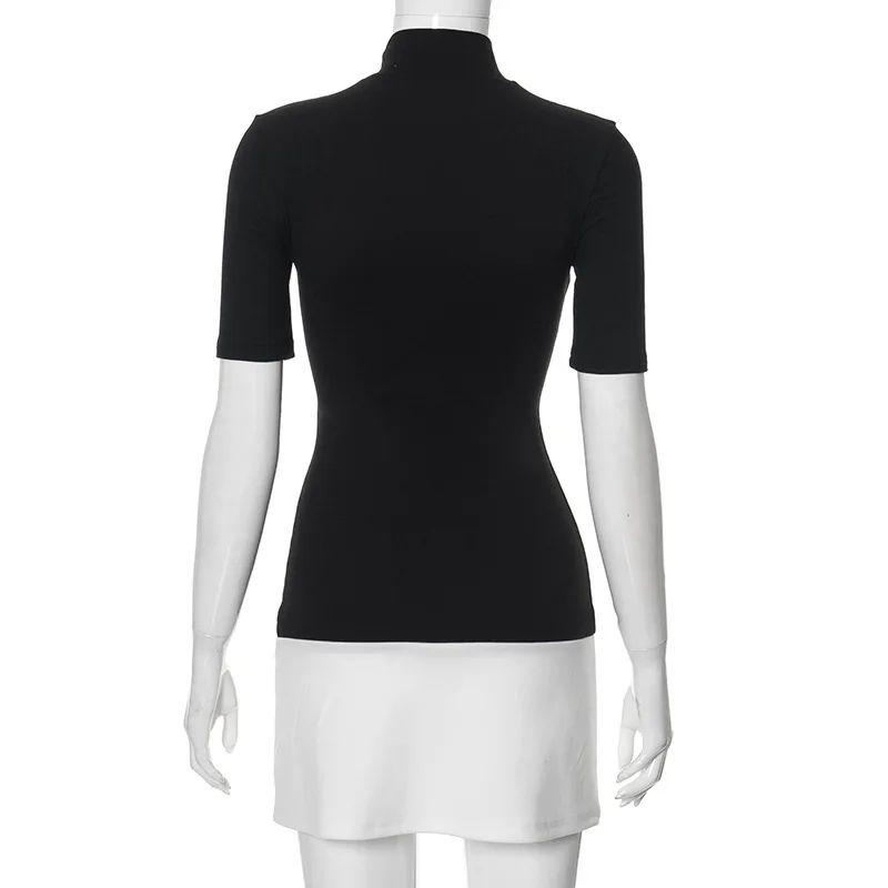 Casual Short Sleeve Summer High-Waisted Dress — Image 12