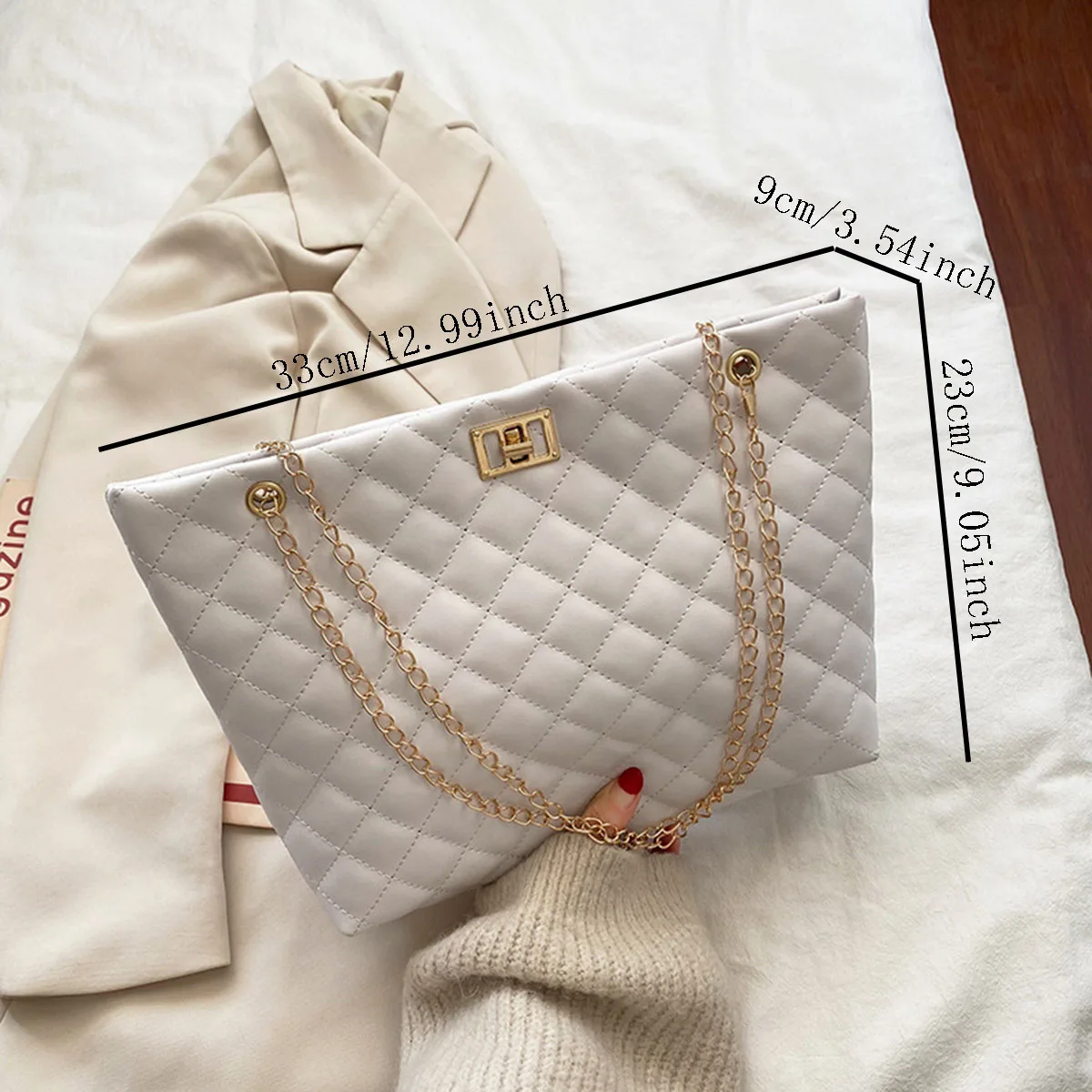 Leather Handbag — Image 8