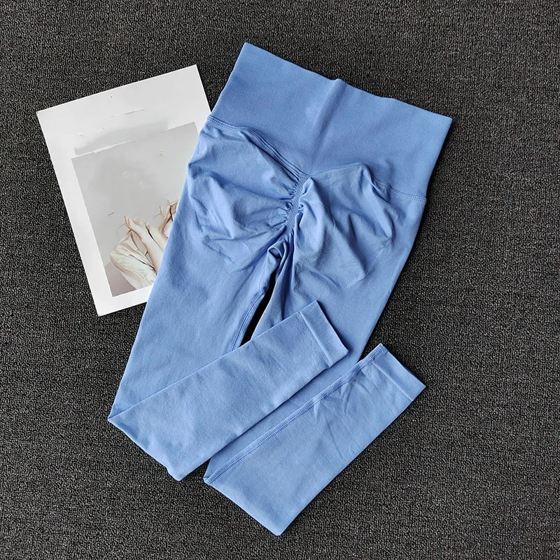 Solid High-Waisted Leggings — Image 8