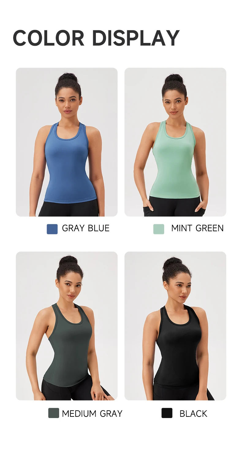 Sleeveless Yoga Fitness Shirt — Image 4