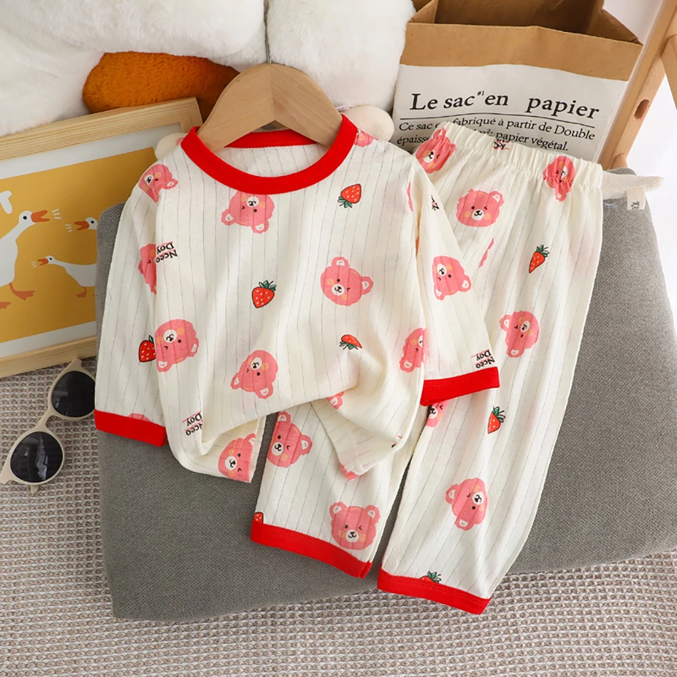 Kids' Long Sleeve Winter Pajamas — Image 13