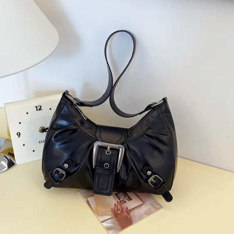 Retro Large-Capacity Pleated Bag — Image 35