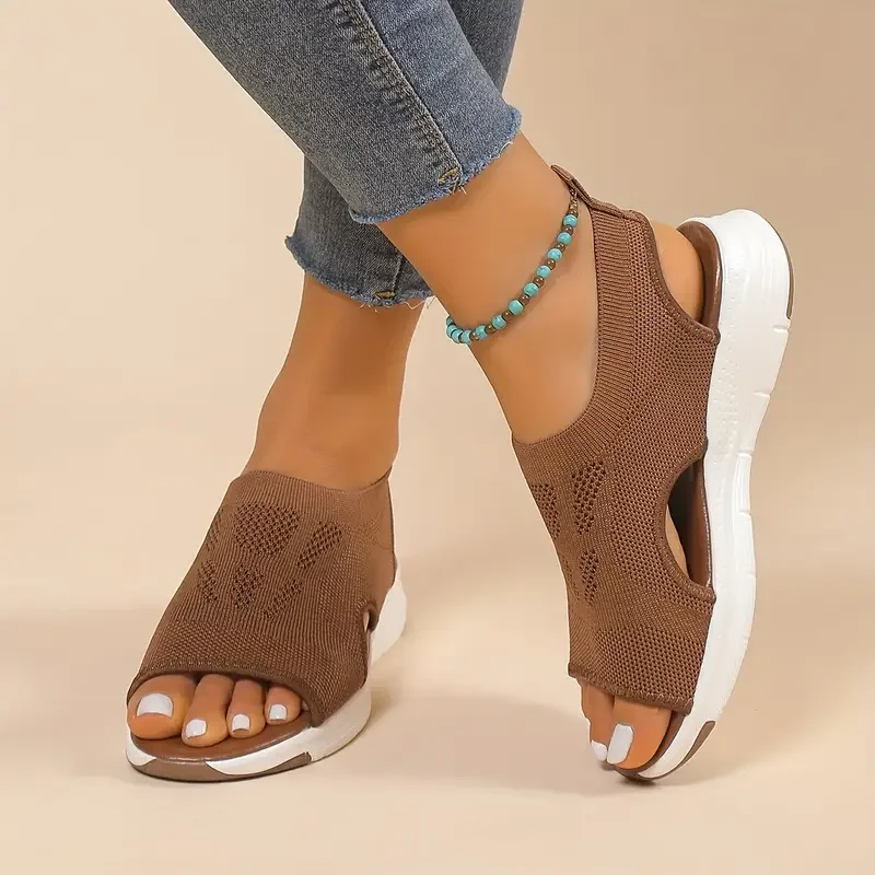 Thick Solid Summer Sandals — Image 4
