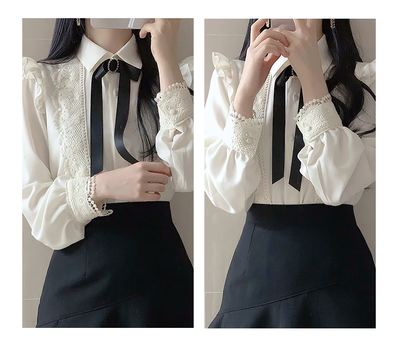 Girls' Preppy Formal Shirt — Image 17
