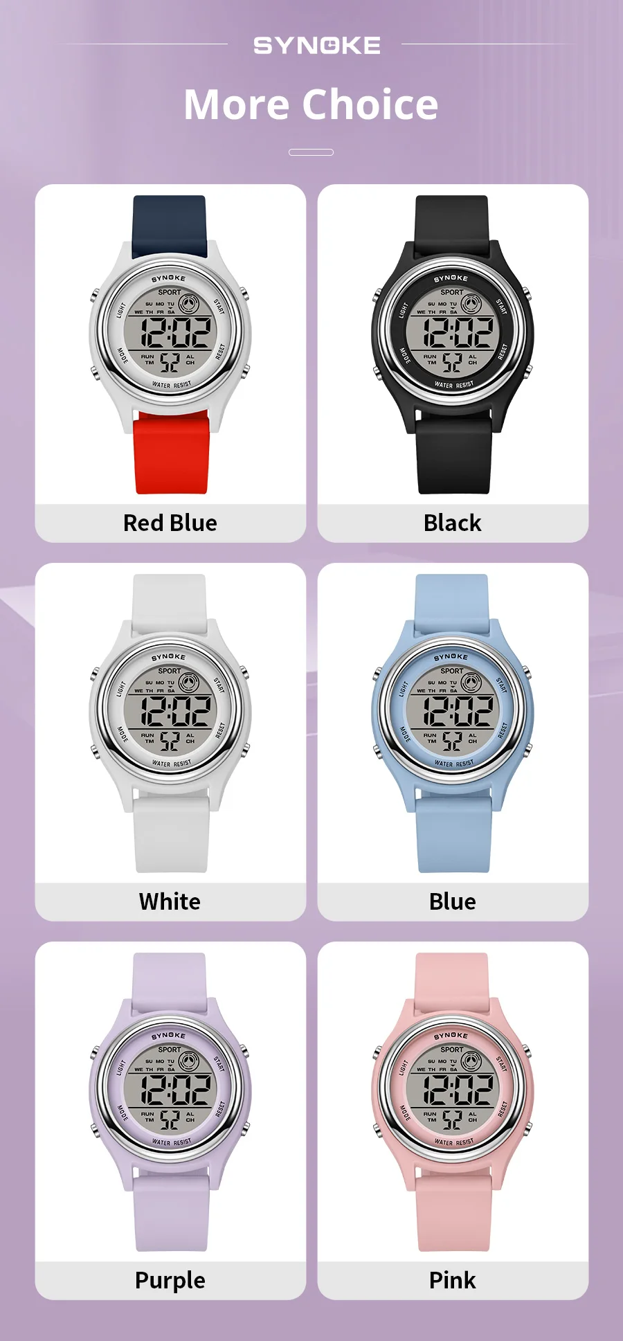 Kids' Water-Resistant Watch — Image 17