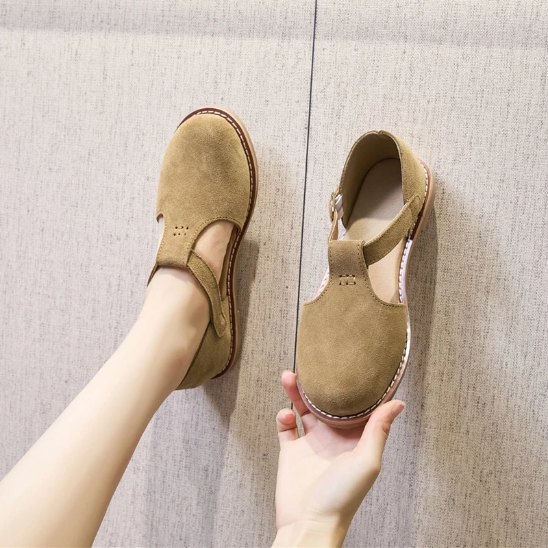 Retro Leather Sandals — Image 13