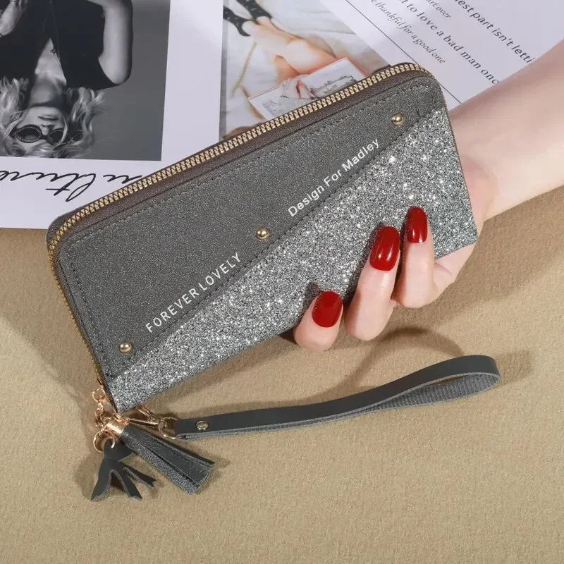 Long Wallet with Zipper — Image 4