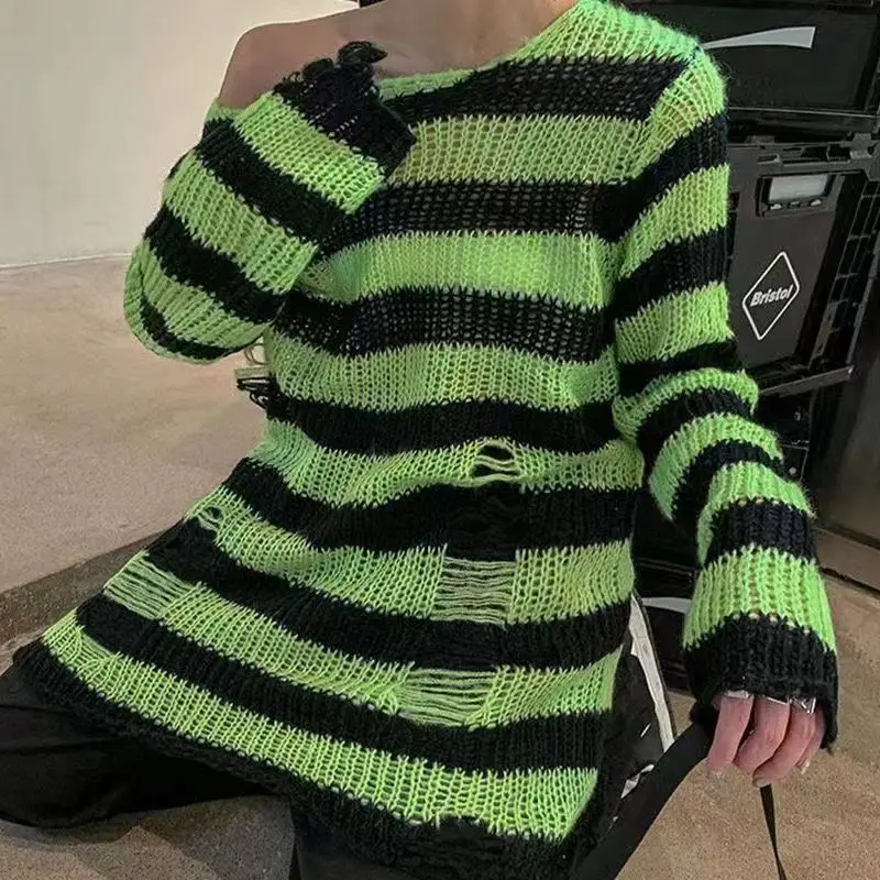 Gothic Striped Sweater — Image 10