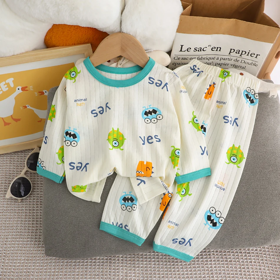 Kids' Long Sleeve Winter Pajamas — Image 16