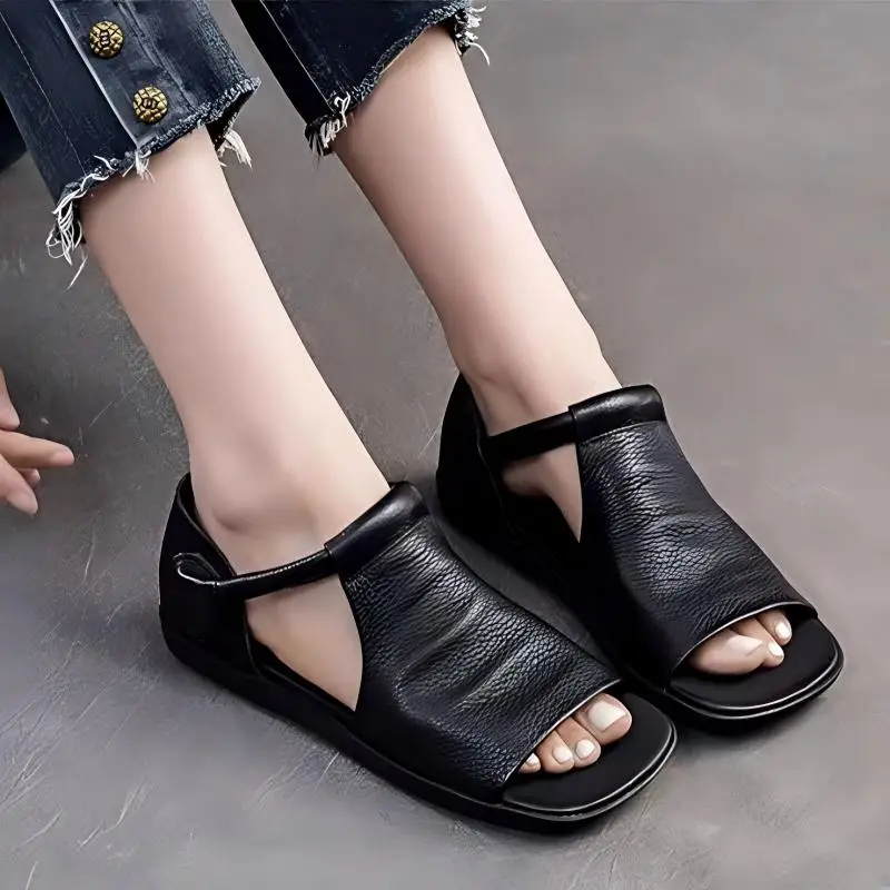 Casual Open-Toe Summer Flat Sandals — Image 7