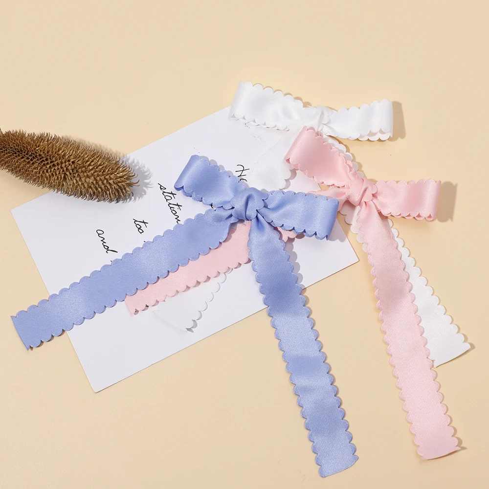 Girls' Elegant Satin Hair Accessory with Bow — Image 7