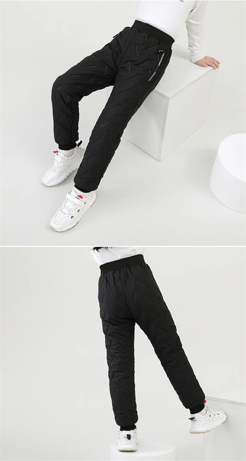 Kids' Thick Warm Velvet Pants — Image 11