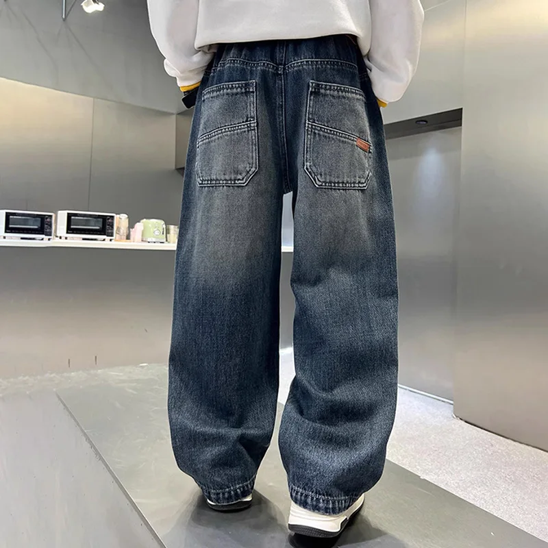 Boys' Autumn Wide-Leg Jeans — Image 9