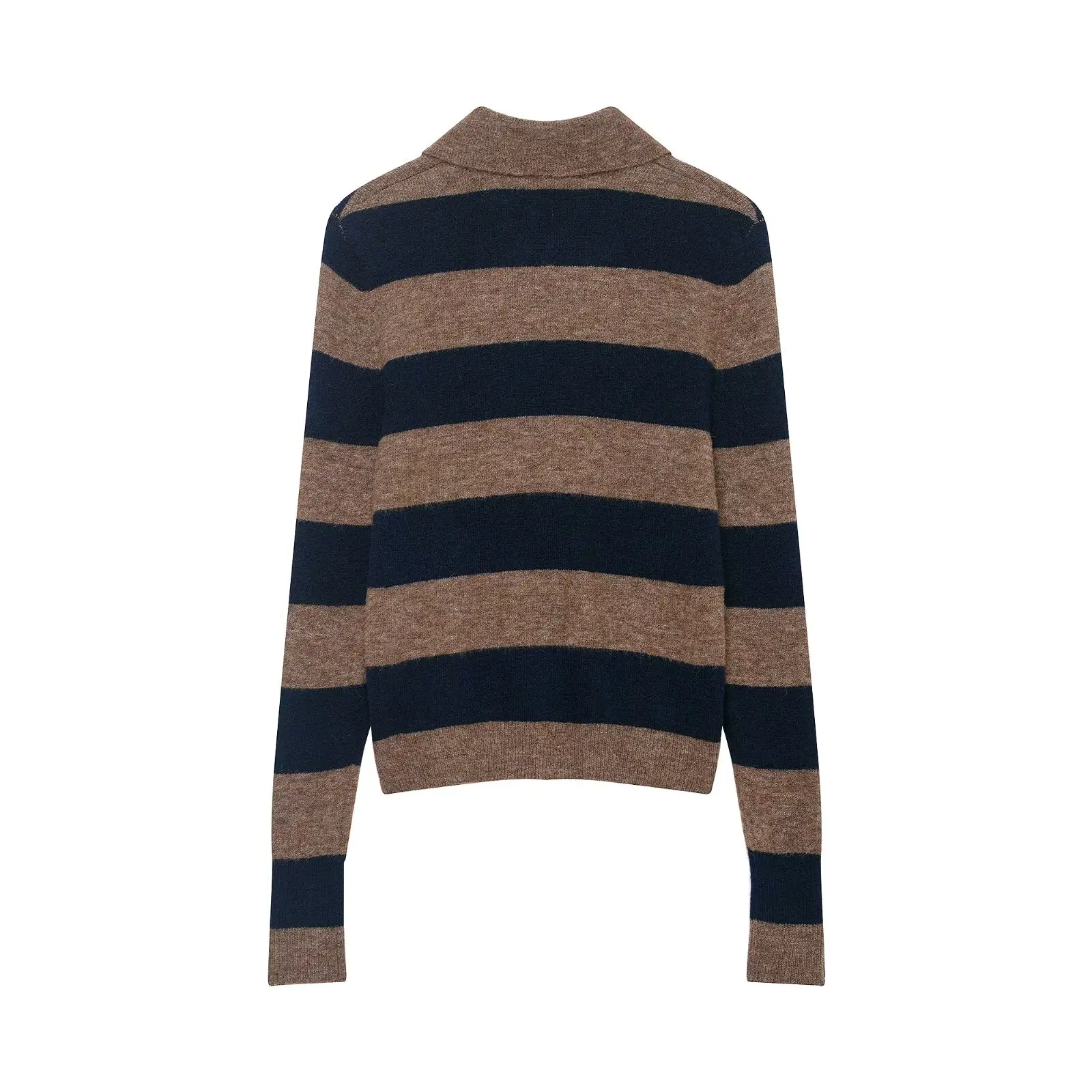 Striped Knitted Cardigan — Image 4
