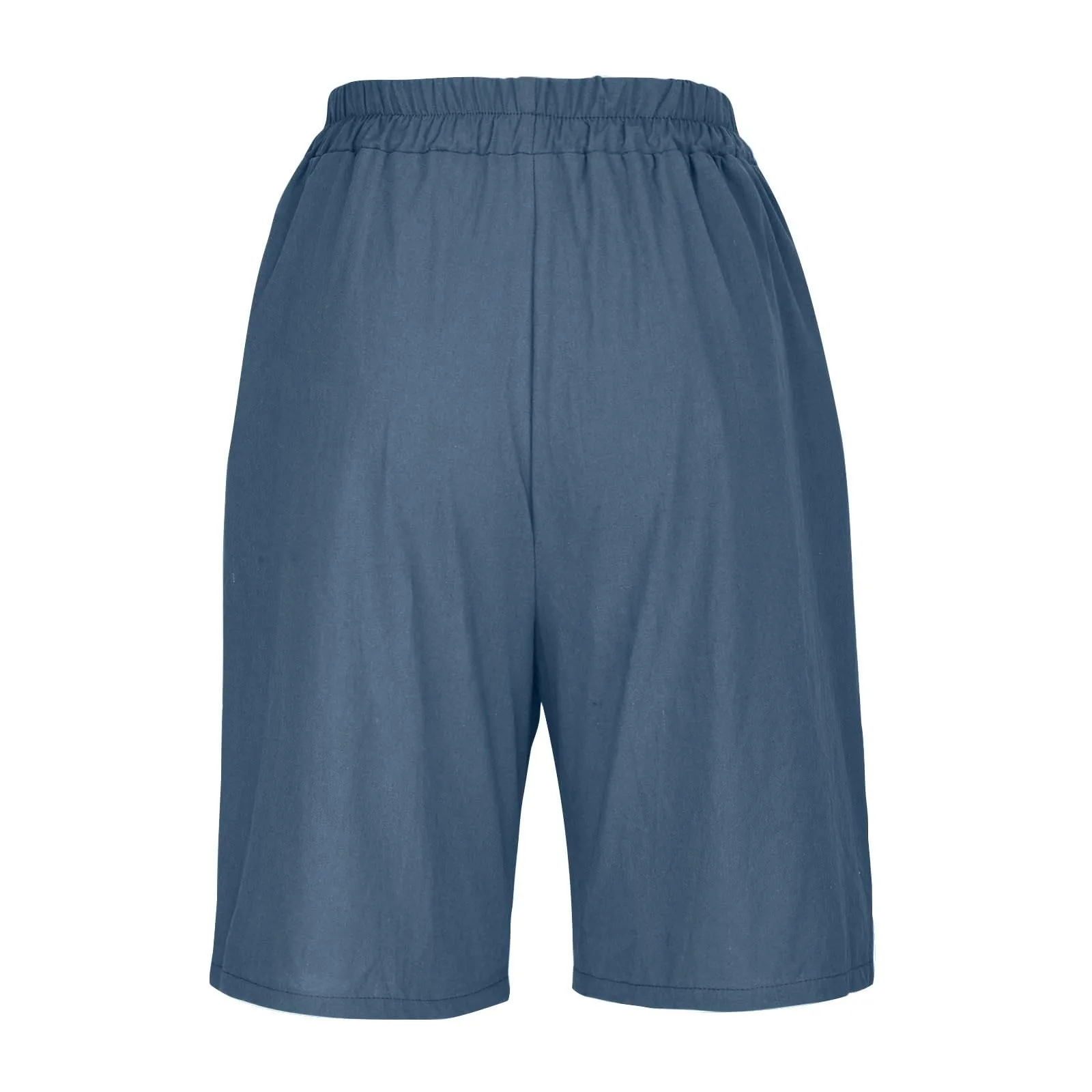 بنطال واسع بخصر عالٍ سادة بأزرار وجيب — صورة 49