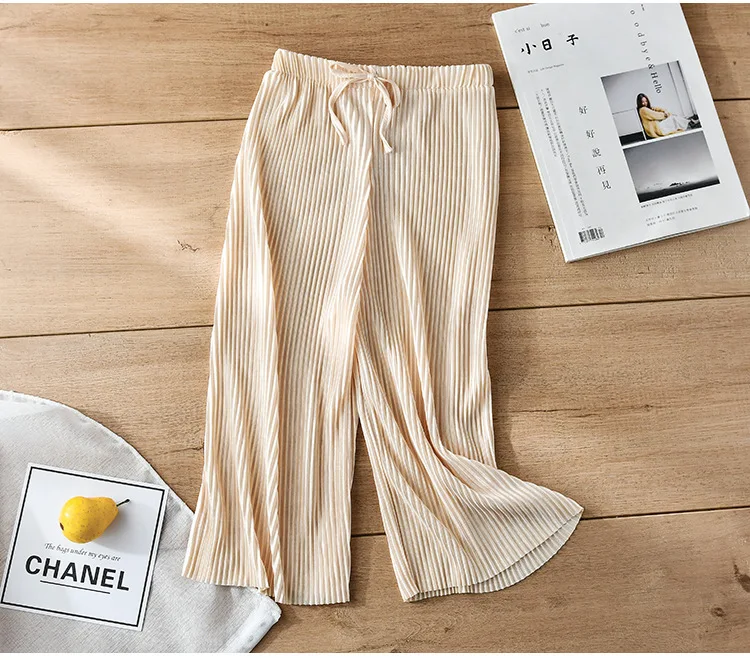 Kids' Pleated Summer Wide-Leg Pants — Image 11