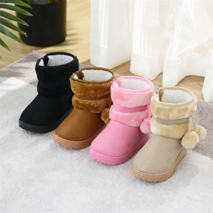 Girls' Thick Warm Boots — Image 6